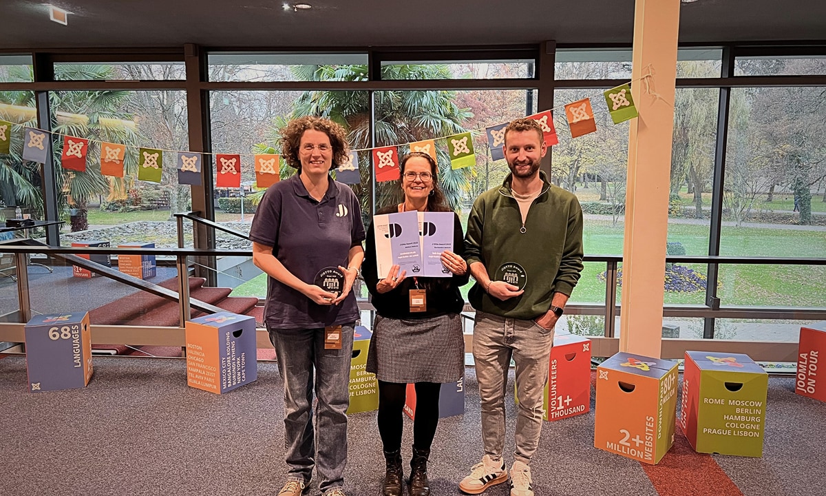 Sieger:innen (v.l.n.r.): Sigrid Gramlinger, Angie Radtke, Lukas Jardin