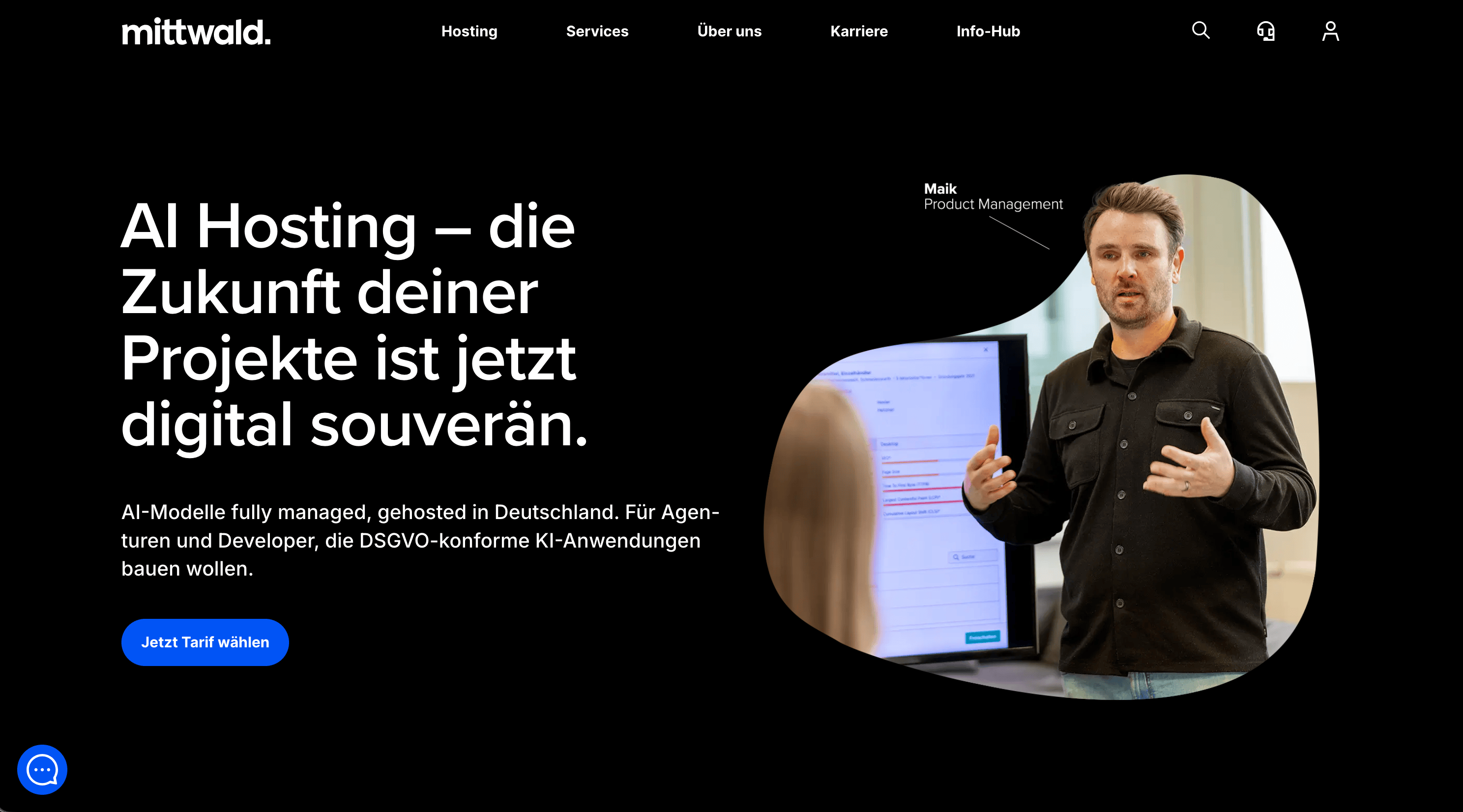 screenshot mittwald studio comp